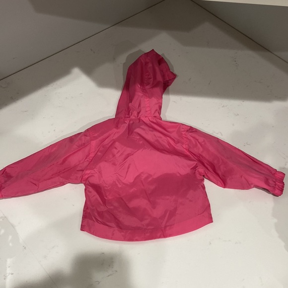 Pink windbreaker / raincoat OshKosh B'Gosh 100% nylon 12 month - Picture 13 of 13